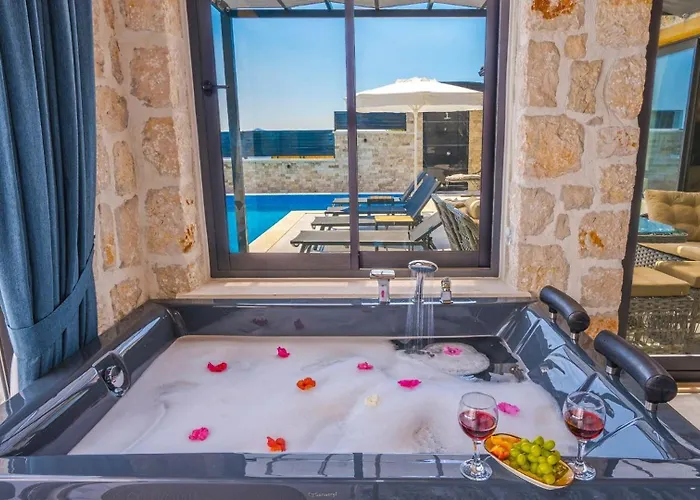 Islamlar Village 2 Bedroom - Heated Indoor Pool Villa Kalkan