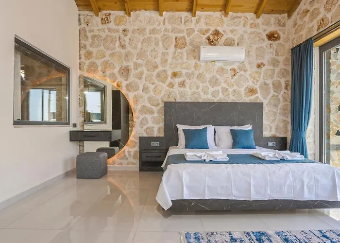 Islamlar Village 2 Bedroom - Heated Indoor Pool Villa Kalkan
